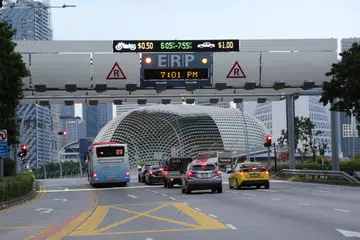  ERP gantry near Esplanade.