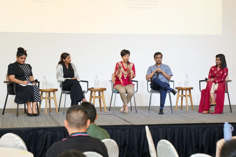 The panel discussion titled ‘Leaders of Tomorrow – Shaping the Future of the Indian Community’.