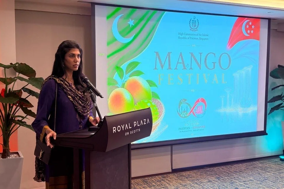 Pakistan’s High Commissioner to Singapore Rabia Shafiq addressing the gathering.