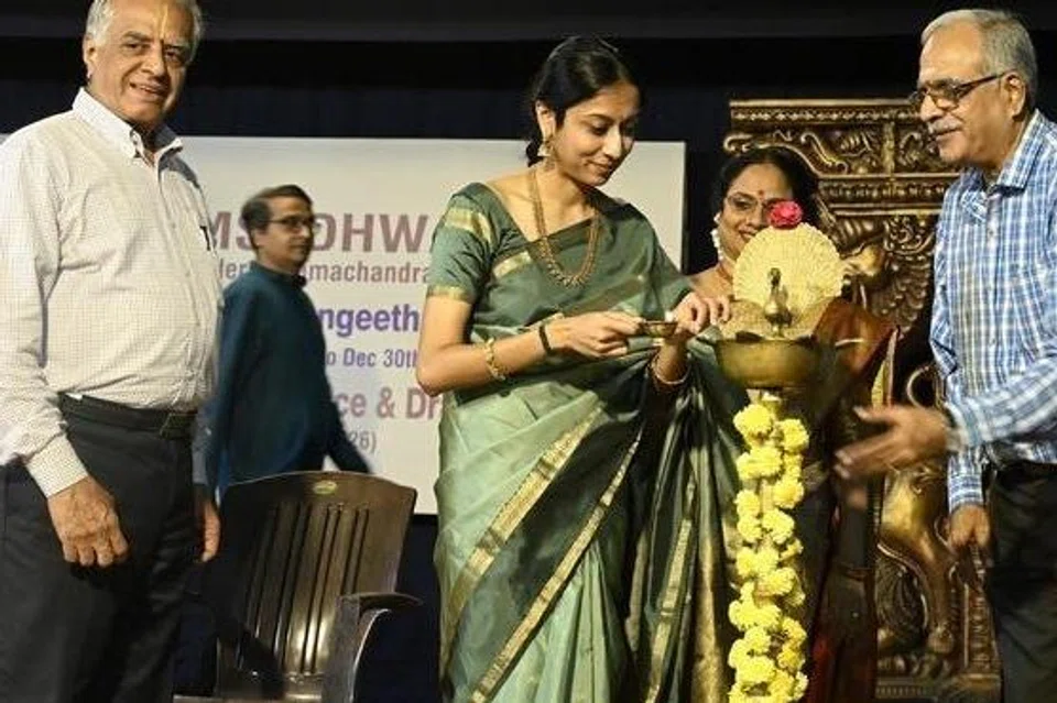 Consul Vaishnavi Vasudevan at Hamsadhwani’s 30th NRI Festival, 18 December 2025, Youth Hostel, Indira Nagar.