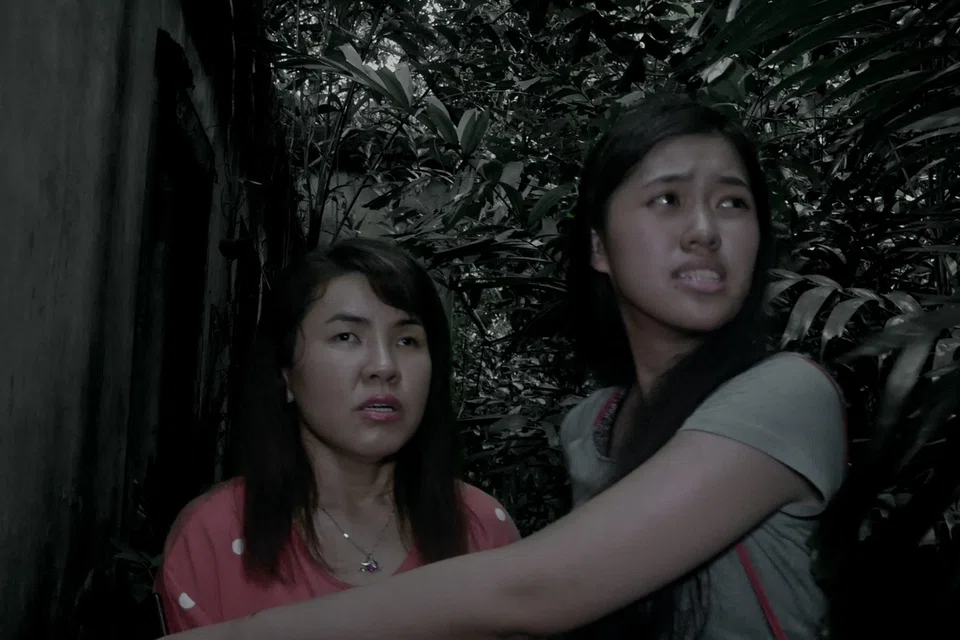 Siti and Laura are trapped with no escape route.