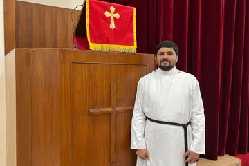 Mar Thoma Church Singapore’s Reverend Raj Elias Varghese.