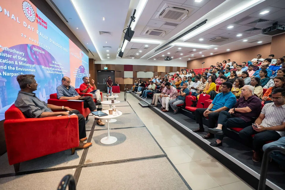 The panellists engaged around 200 community leaders and representatives in a post-NDR dialogue on Aug 29.