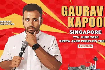 Gaurav Kapoor, one of India’s most popular stand-up comedians, will be performing in Singapore for the first time.