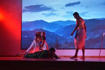 The day was filled with prayer and included a theatrical production that brought to life the journey of the Apostle who brought Christianity to India.