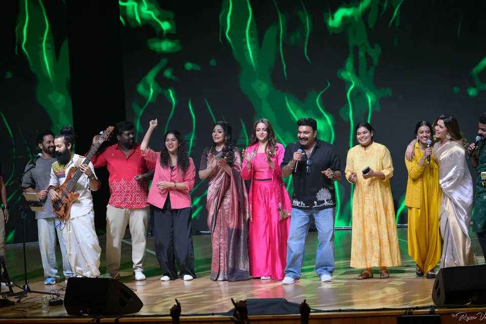 Popular singers Sithara Krishnakumar and Unni Menon were among the musical highlights.