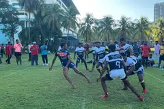 Kabaddi match at the Red Dot sports fiesta.