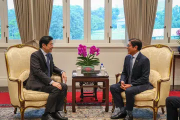 Prime Minister Lawrence Wong met Philippine President Ferdinand Marcos Jr in Singapore on July 15.