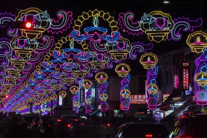 The decorations stretching 2km along Serangoon Road will shine brightly over the next month.