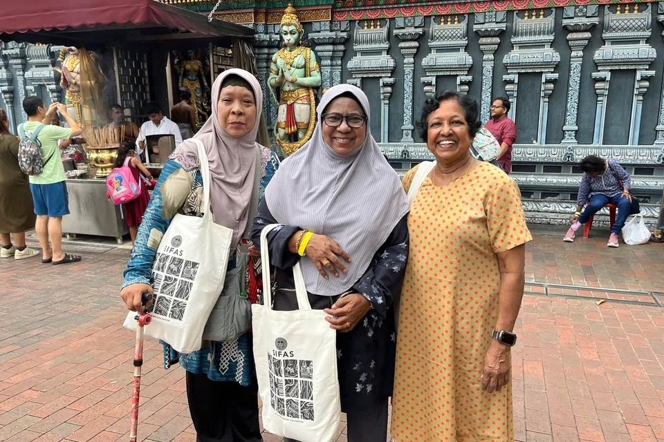 (From left) Mdm Normah Binte Ismail, Mdm Hazizah Noor Mohd, and Mdm Anna Mary.