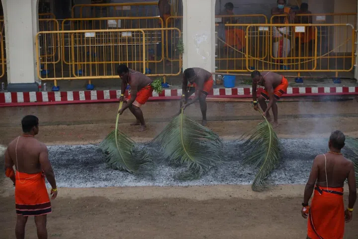 The 3-month long festival has several pre-event day ceremonies that culminate in the Firewalking Day.