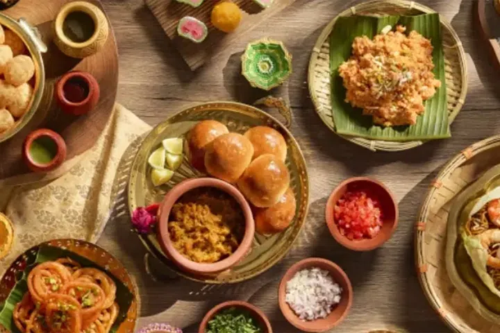 Some of the dishes served at the Indian Street Food Festival at The Line restaurant.