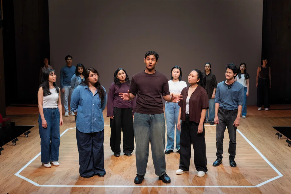 The play’s performers were part of the Young and Wild programme, where young artistes are professionally trained for a year before making their debut on the Wild Rice stage.