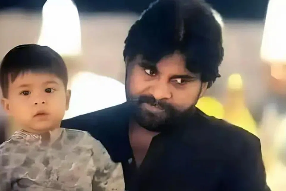 Mr Pawan Kalyan and his son Mark Shankar Pawanovich.