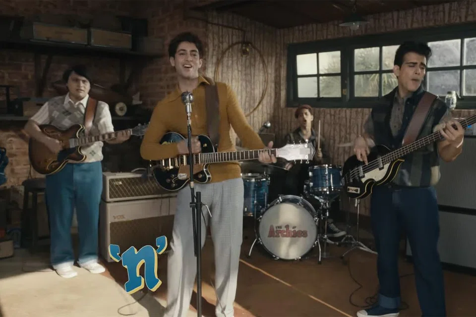 A screengrab from The Archies teaser.