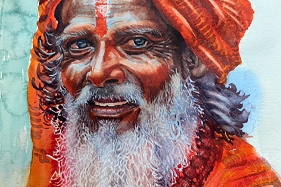 Jismon Thomas’s painting.