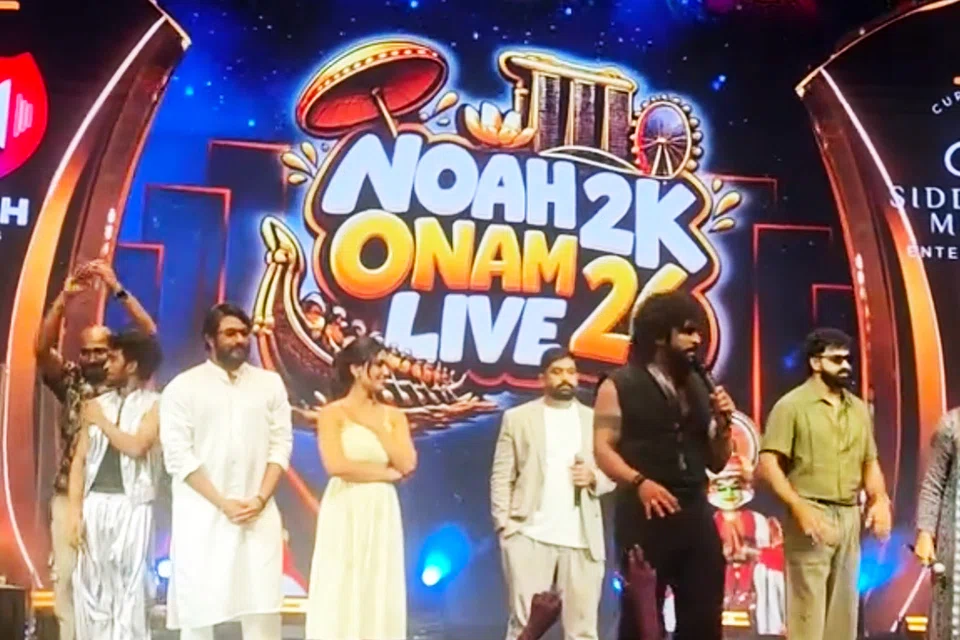 The concert featured energetic performances by Sidharth Menon and his live band.