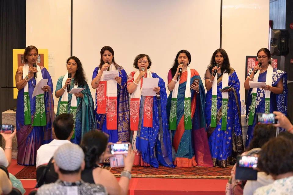 One of the performances drawing inspiration from or directly featuring the works of Tagore.