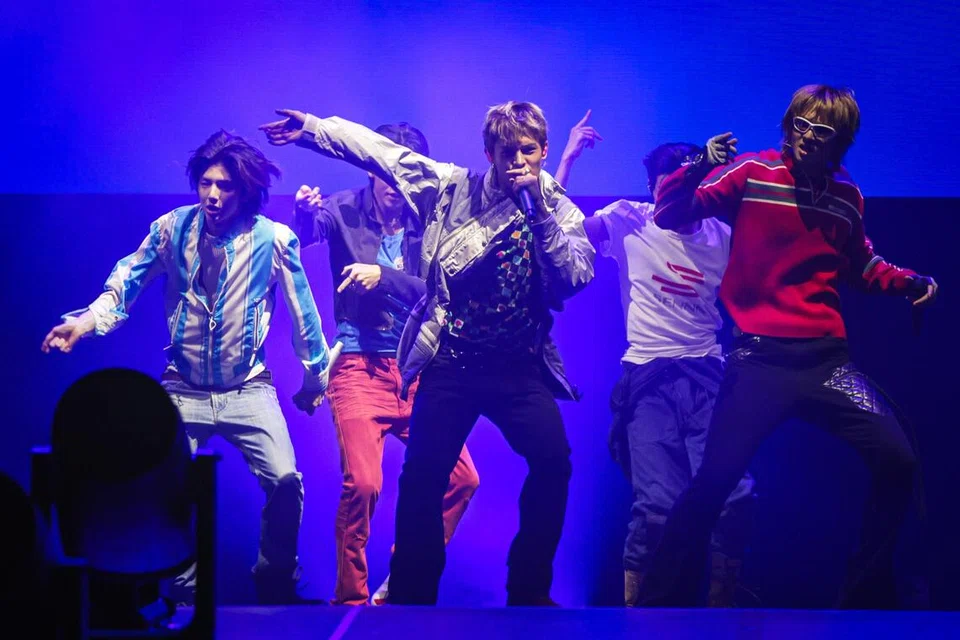 K-pop boy band Cortis performs at the Padang Stage on October 9, 2026, on the first night of the Formula 1 Singapore Airlines Singapore Grand Prix 2026. 