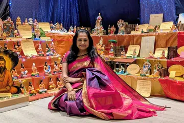 Mrs Sujatha Krishnan and her 2026 Navaratri golu display.