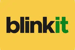 Blinkit logo.