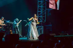 Shreya Ghoshal performed at The Star Theatre in Singapore on March 9.