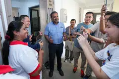 The large-scale effort, held on May 24, saw nearly 500 volunteers spread across 15 constituencies distribute grocery items sponsored by the FairPrice Group while engaging residents in conversations about their needs and challenges.