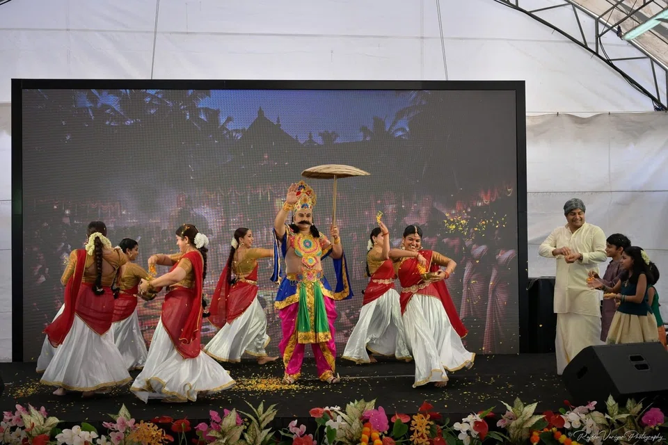 A dance-drama production featuring King Mahabali.