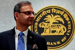 RBI Governor Sanjay Malhotra attends a press conference after a monetary policy review in Mumbai, India, August 5, 2026.