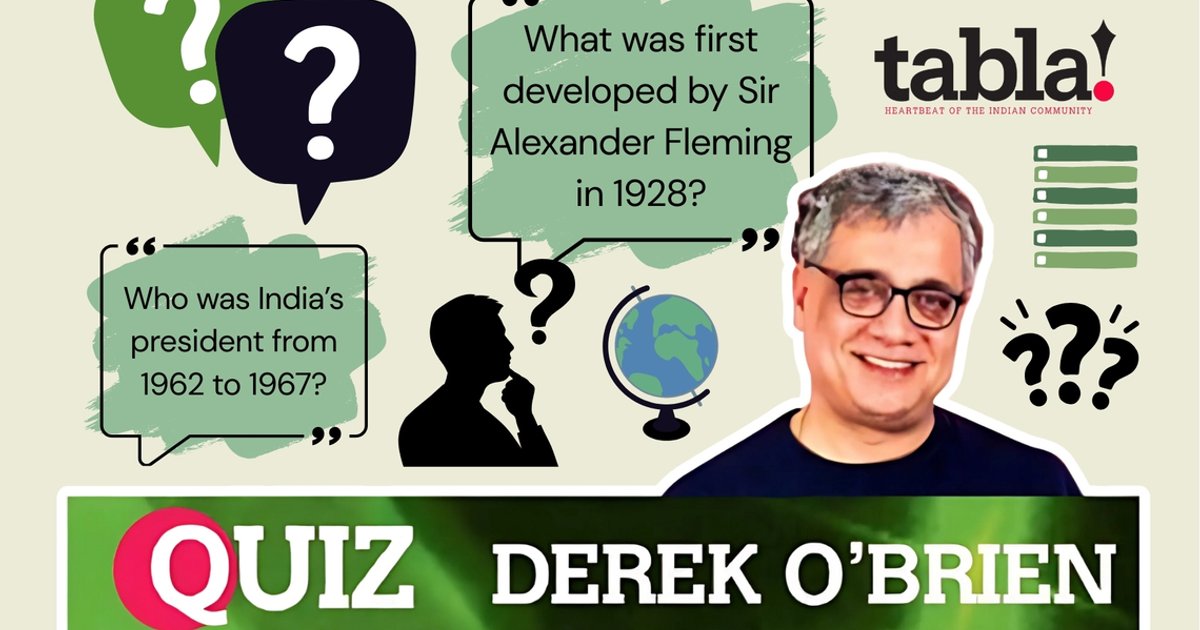 Derek O’Brien Quiz for the week of Oct 30, Lifestyle, Tabla
