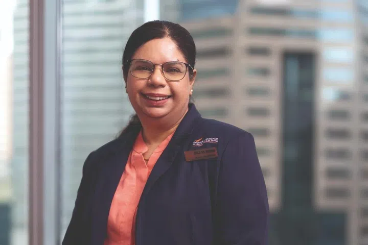 Sister Grace Krishnan received the Model Worker Award at the NTUC May Day Awards 2026.