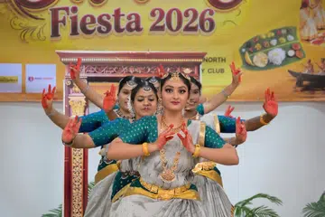 A dance performance during the celebrations at Hong Kah North Community Club.