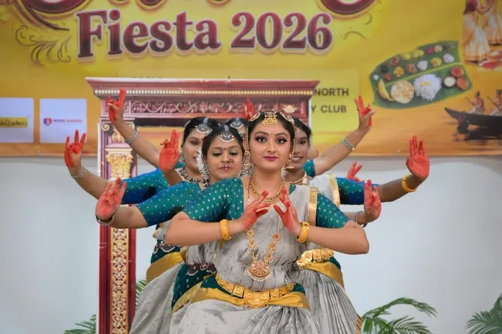 A dance performance during the celebrations at Hong Kah North Community Club.