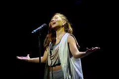 Singer Tabitha Nauser shares the role of Mary Magdalene with Frances Lee in Jesus Christ Superstar.
