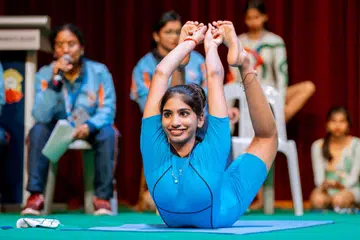 Yoga can be competitive too