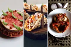 Thevar’s Fig Chaat, Indian Accent’s Jackfruit Tacos, and MOC’s Original Recipe Spicy Crab.