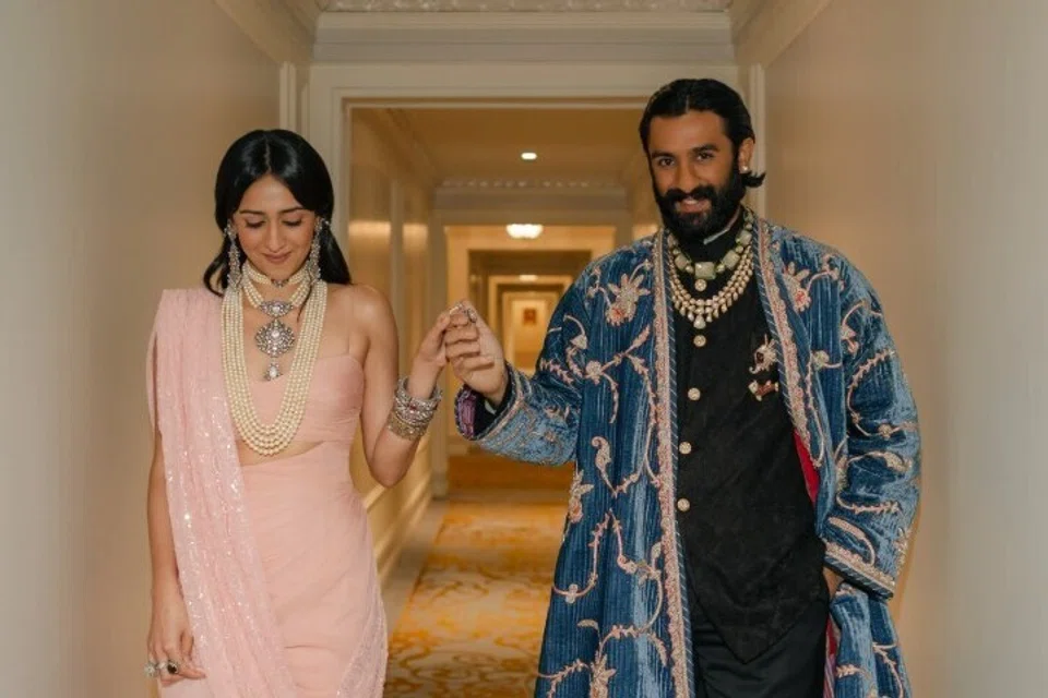 Gauravi Kumari and Sawai Padmanabh Singh in developed by Prabal Gurung.