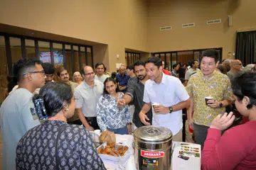 Minister of State for Culture, Community and Youth, and Manpower Dinesh Vasu Dash attended as guest of honour, while Mr Alex Yeo, adviser to Potong Pasir grassroots organisations, was special guest.