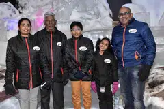 A. Ashwin Kumar (middle) was diagnosed with Burkitt’s lymphoma in July 2025. He has since recovered and aims to become an oncologist in the future to help other cancer patients.