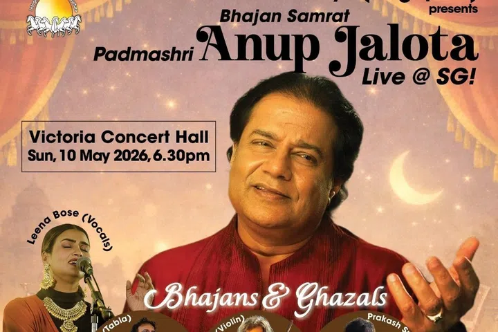 The concert, to be held at 6.30pm, will feature a curated selection of bhajans and ghazals.