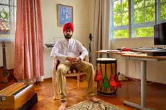 Mr Jagraj also goes by his musician title Genuinely Jag, producing Indian-Western fusion music.