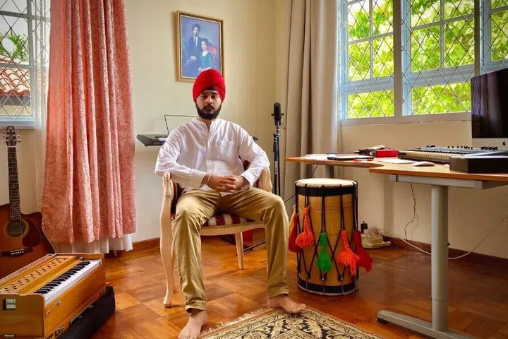 Mr Jagraj also goes by his musician title Genuinely Jag, producing Indian-Western fusion music.
