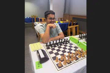 Chess prodigy shines on world stage