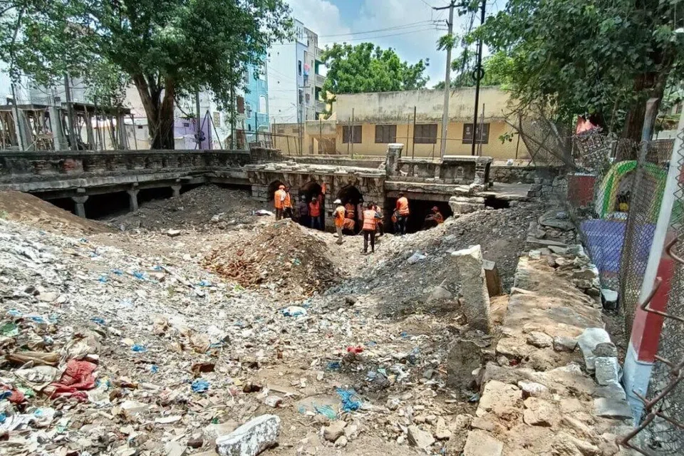 Bansilalpet stepwell was used as a dumpyard for over 40 years.