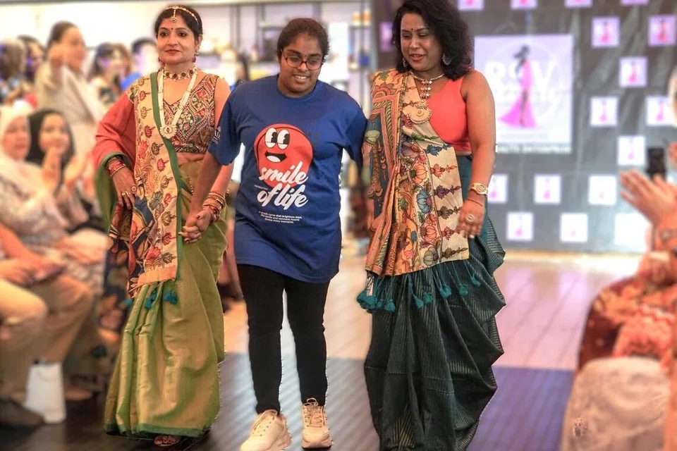 Mrs Girija Venkatraman, an attendee, described the event as “fashion with compassion”.