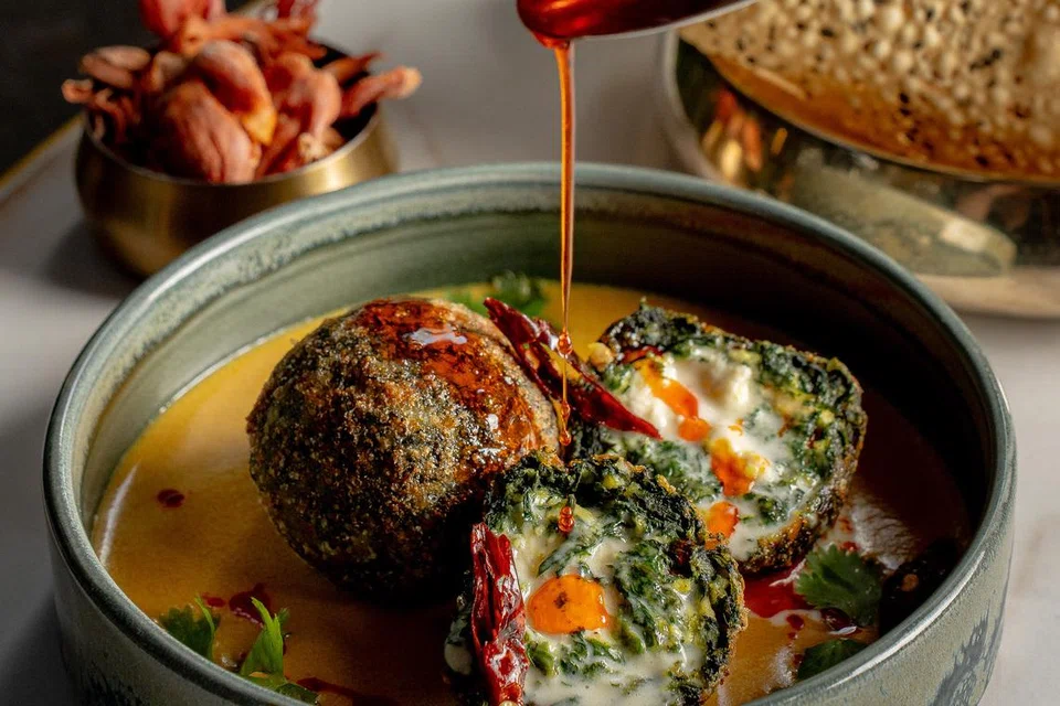 Les Plats Camembert Spinach Kofta