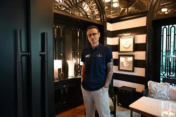 Dimitar Berbatov at Resorts World Sentosa during his meet-and-greet session with fans.