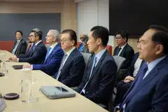 Some of the senior executives of haze-linked firms who attended the meeting..