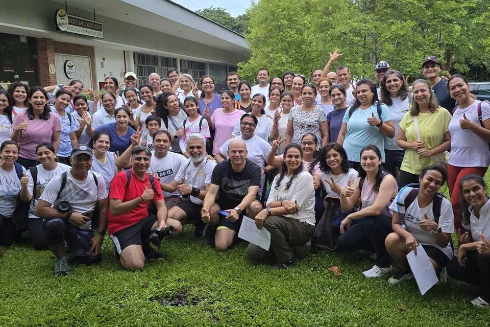 A group of 65 participants aged eight to 80 took part in the inaugural Mother’s Day Walk organised by the Singapore Gujarati Society.