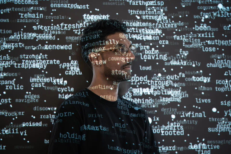 As a creative technologist, Kapilan Naidu, 34, innovatively merges machine learning with interactive media art.
